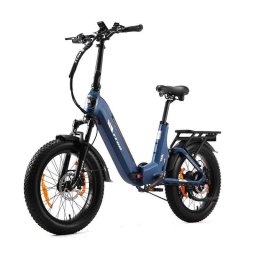 Bicicleta Eléctrica TTGO F7 250W 48V 15Ah 20" Doble Suspensión