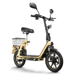 Patinete eléctrico Twofish M5 Elite-E 500W Autonomía 30km Doble suspensión Beige