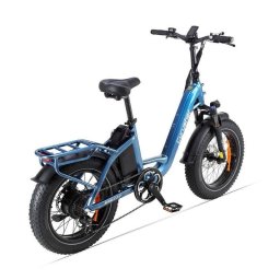 Bicicleta Eléctrica Cyrusher Rumble 2.0 20" Motor 250 W Batería 48 V 18 Ah