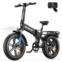 Bicicleta eléctrica VARUN S20-2 Pro plegable 250 W 48 V 13 Ah
