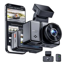 Cámara para coche Vantrue E2 Dual 2K con WiFi, GPS y modo aparcamiento