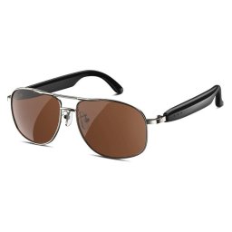 Blackview D1pro Gafas inteligentes Altavoces Bluetooth 6.0 Control táctil Plata