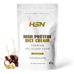HSN Crema de arroz proteica 2kg chocolate y cacahuete - Recetas Saludables - Polvo - 40 Servicios