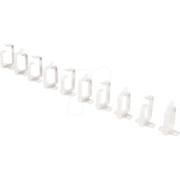 ROLINE 26210266 - Estribo guía para cables, 10 unidades, gris