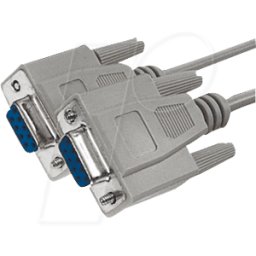 S-CONN AK 2183 - Cable D-SUB, 1:1, 9 polos, hembra/hembra, 3 m