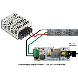 DIAMEX LED 150208 - Controlar el reproductor LED S3, WS2812 de la tarjeta SD o el PC