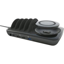 FONTASTIC 253195 - Estación de carga, 50 W, 3 USB-a, 1 USB-C.