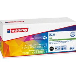 EDDING EDD-2231 - Tóner, negro, 135X, recarga, HP