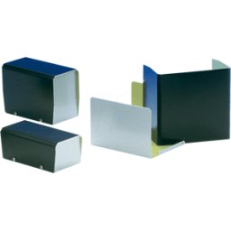 TEKO BC2 - Carcasa de aluminio, 123 x 118 x 84 mm, plata