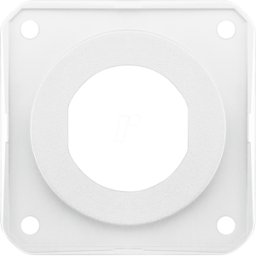 WENTRONIC SOLUTIONS WTS 61658 - Caravana - placa de montaje para toma BERKER Integro, blanco