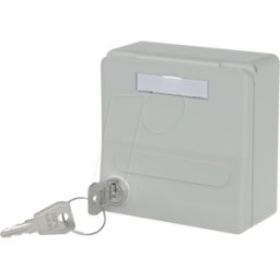 METZ CONNECT BTR 1309471003KI - Carcasa modular, empotrada, KEYSTONE, 2 puertos, con tapa abatib