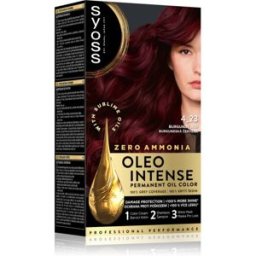 Oleo Intense Tinte Permanente Para Cabello Con Aceite Tono 4_23 Burgundy Red 1 Ud