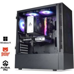 AURA PC Ordenador AURA Gamer-PC Ryzen 5 7500F 16GB DDR5 1TB RTX 5060 Ti WiFi W11