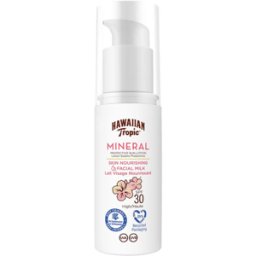 Hawaiian Tropic Leche facial nutritiva protectora mineral SPF30 50mL SPF30