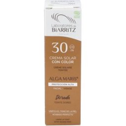 Laboratorios biarritz crema facial color dorado spf 30 biarritz