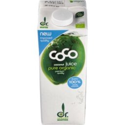Dr. martins coco drink natural agua de coco 1lt. bio