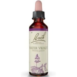 Flores de bach originales flores bach water violet violeta agua 20ml.