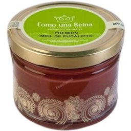 Como una reina miel de eucalipto tarro cristal premium 600 grs