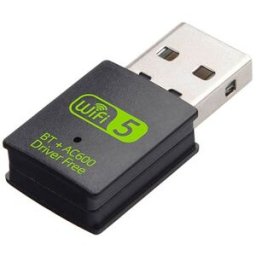 Adaptador WiFi + Bluetooth USB AC 600Mbps 2.4GHz + 5GHz
