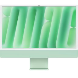 Apple iMac A2438 24" + Teclado Inglés (UK) y Ratón, M1 8 Cores, 16GB RAM, SSD 512GB, 4,5K, Verde, A+