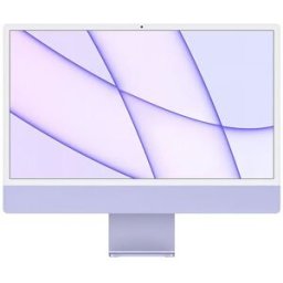 Apple iMac A2438 24" + Teclado Inglés (UK) y Ratón, M1 8 Cores, 16GB RAM, SSD 512GB, 4,5K, Púrpura, A+