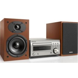 Minicadena Denon D-M41 60W RMS Bluetooth Radio DAB/FM CD Plata