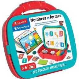 Maleta de Aprendizaje Magnética Clementoni Números y Formas 3+