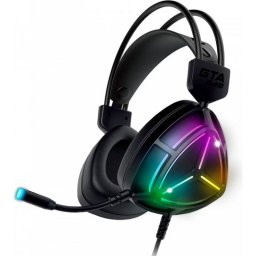 Auriculares Advance GTA 240 con cable USB RGB para Xbox One, micrófono y control volumen negro