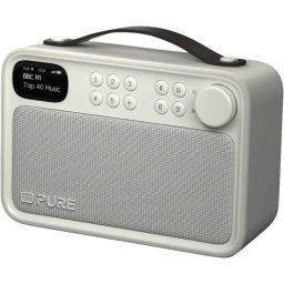 Radio Portátil Pure Bloom DAB+/FM Bluetooth 5.4 10W 1.47" Blanco