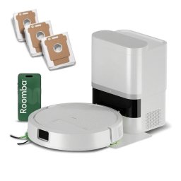 Robot Aspirador y Fregasuelos iRobot 115 Combo + Autovaciado + Pack de 3 Bolsas
