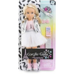 Muñeca Corolle Valentine Fashion Week Paris 28 cm con Aroma a Vainilla y Accesorios