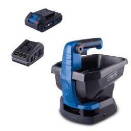 Esparcidor inalámbrico Scheppach C-GSP800-X 20V con batería y cargador