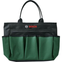 Bolsa para herramientas de jardín Bosch con asas acolchadas y múltiples bolsillos