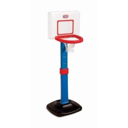 Canasta de baloncesto infantil Little Tikes TotSports ajustable con balón