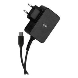 Cargador USB-C TnB CHNBTC45W 45W Pared con Cable 1,8 m Negro