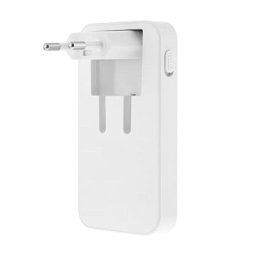 Cargador TnB CHFOLD65W GaN 65W USB-C y USB-A Blanco