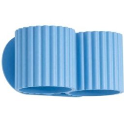 Sollux Lighting Aplique de pared azul claro aluminio alt. 10 cm