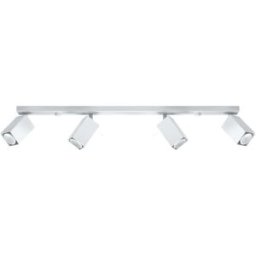 Sollux Lighting Lámpara de techo blanco acero alt. 16 cm