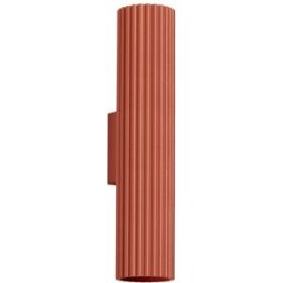 Sollux Lighting Lámpara de pared ocre rojo aluminio alt. 7 cm