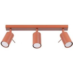 Sollux Lighting Lámpara de techo ocre rojo acero alt. 45 cm