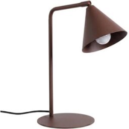 Sollux Lighting Lámpara de escritorio marrón acero alt. 35 cm