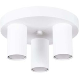 Sollux Lighting Lámpara de techo blanco acero alt. 25 cm
