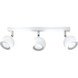 Sollux Lighting Lámpara de techo blanco acero alt. 16 cm