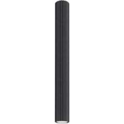 Sollux Lighting Lámpara de techo negro aluminio alt. 7 cm