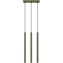 Sollux Lighting Lámpara de techo verde oliva acero alt. 30 cm