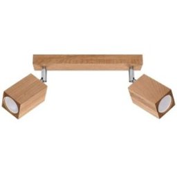 Sollux Lighting Lámpara de techo roble madera alt. 20 cm