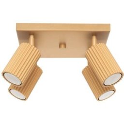 Sollux Lighting Lámpara de techo dorado aluminio alt. 25 cm