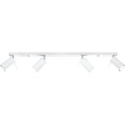Sollux Lighting Lámpara de techo blanco acero alt. 16 cm