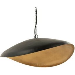 Maison Pavane Lámpara de techo de metal negro y dorado d74
