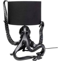 Kare Design Lámpara de mesa negro 48 cm de poliresina